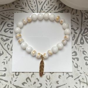 White Mashan jade bracelet